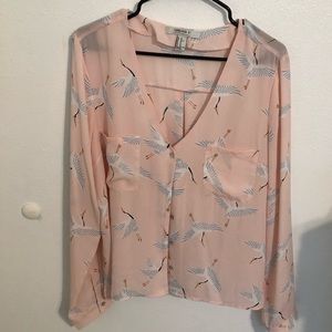 FOREVER 21 Pink Blouse